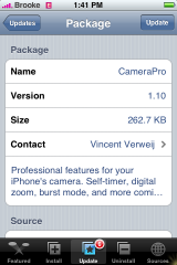 CameraPro Update 1.10
