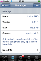 iLyrics ENG Update 0.21-1
