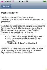 PocketGuitar 0.1