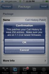 Call History Patch 1.0