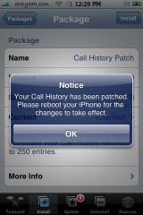 Call History Patch 1.0