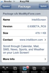 IntelliScreen 0.93