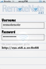 RemoteNote 1.0.1