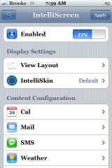 IntelliScreen 1.01