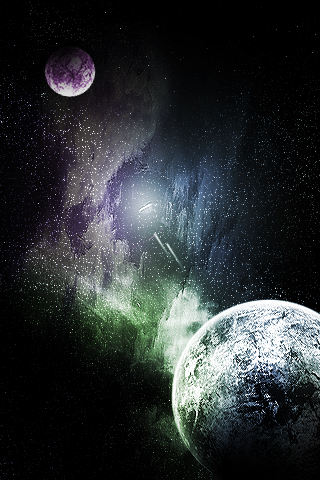So, here you go…new wallpapers! Deep Space contains only 3 wallpapers (which 