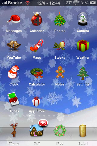 Sfondi Natalizi Hd Iphone 6.Christmas Mods Themes Mods And Wallpapers